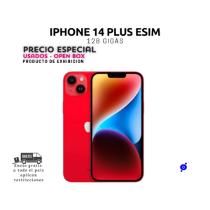 iPhone 14 plus  ESIM - 128 GB  Producto de Exhibición