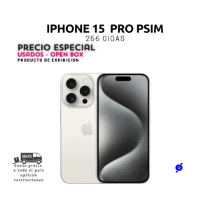 Iphone 15 Pro PSIM -256 GB   Producto de Exhibición