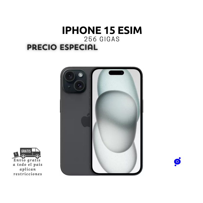iPhone 15 - 256GB Usa Specs Esim
