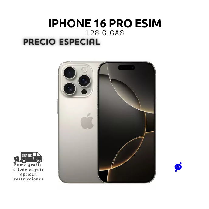 iPhone 16 Pro -128GB Usa Specs Esim
