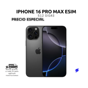 iPhone 16 Pro Max - 512GB Usa Specs Esim