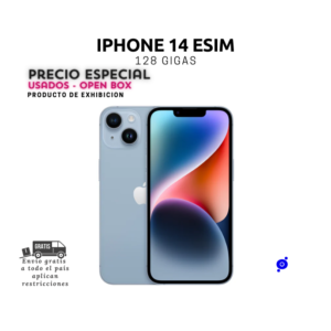 iPhone 14 ESIM  - 128 GB  Producto de Exhibición