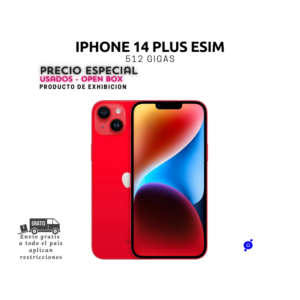 iPhone 14 plus  ESIM - 512 GB  Producto de Exhibición
