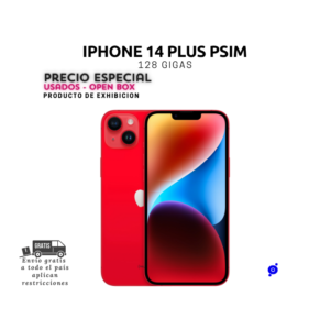 iPhone 14 plus  PSIM - 128 GB  Producto de Exhibición