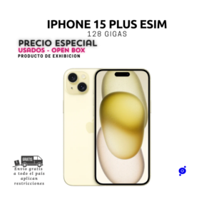 iPhone 15 Plus ESIM - 128 GB  Producto de Exhibición