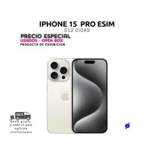 iPhone 15 Pro Max ESIM - 512 GB  Producto de Exhibición
