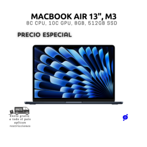 MacBook Air 13", M3 - 512GB SSD
